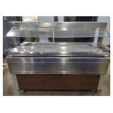 Precision Stainless Cold Food Counter Station