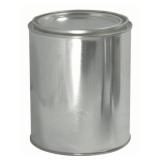 QORPAK Metal Can: 1 gal, Round, Unlined, 6 5/8 in