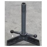 Industrial V Head Pipe Stand (18" Tall)