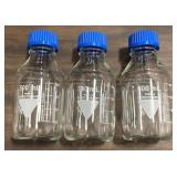 Cole Parker Glass 500ml Sample Bottles with Caps