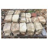 Pallet Of Multicolored Landscaping Bricks. 2