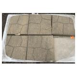 Pallet Of Cobblestone Textured Paver Bricks,