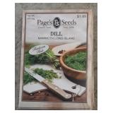 Assorted Pages Seeds, Including Chamomile,