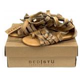 BED STU US Size 7 Seneca, Tan Rustic White