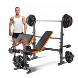 6-in-1 Adjustable Weight Bench