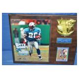 Detroit Lions Barry Sanders #20 Photo, Card Plaque