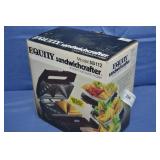 Equity Electric Countertop Sandwich Maker New