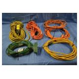 Lot Various Heavy Duty Extension Cords