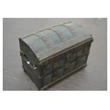 26" Antique Humpback Steamer Trunk