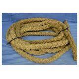 Vintage Hank 1-1/2" Dia Woven Dock Line