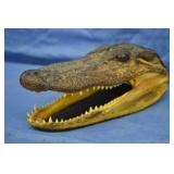 6" Open Mouth Alligator Head