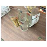 Vintage World War II Glasses, armed forces and Home front themed