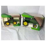 2 John Deere battery operated tractors