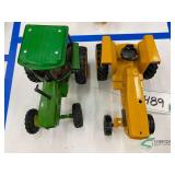 2 JD toy tractors