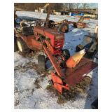 Wheel horse mower with snow blower & tire chains, row:5