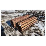 (2) Rolls of snow fence, unused row:4