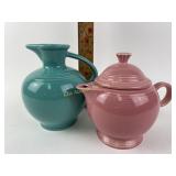 New Fiesta Ware pitcher & teapot