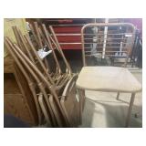 (4) Cosco "fashionfold" folding chairs with