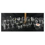 Lot of glassware (goblets, martini, champagne