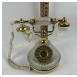 Hollywood style glass telephone