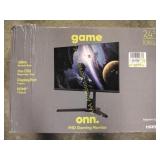 FHD gaming monitor, 24", returned in box, 1080p