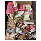 Barbie accessories - car, food stand, house, etc.