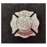 GE Fort Wayne Fire Department badge pin