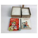 (2) boxes NOS 1940s Novo Laugh cards humorous