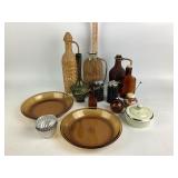 Anchor Hocking brown pie plates, brown the best