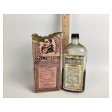 Lydiaï¿½s. Pinkhams vegetable compound bottle and