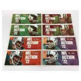 (8) Unopened 1972 Sunoco NFL Player stamp