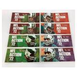 (8) Unopened 1972 Sunoco NFL Player stamp