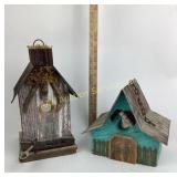 (2) Nature Creations birdhouses