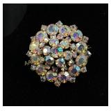 AB Rhinestone Brooch