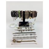 Costume jewelry bracelets incl. charm bracelets,