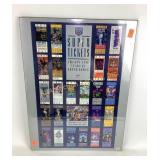 NFL super tickets 25 years of super bowls framed