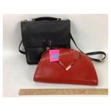 Leather Coach saddle handbag, some scufffs, New