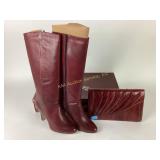 Etienne Aigner womens high heel boots, Size 8 1/2