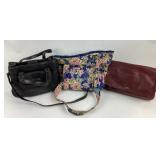 Leather purses, relic, Tuscan made in Italy,