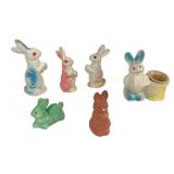 Paper Mï¿½chï¿½ rabbits