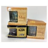 Terry Redlin mugs. Still in box