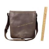 Coach, Brown Leather, Lg Messenger, Crossbody Bag