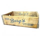 Barqs Cincinnati, Ohio wooden drink box