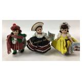 Madame Alexander Mexican, Scotland, French Dolls