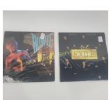 Vinyl albums - David Bowie and Exile