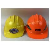 Railroad hardhats, CSX, Union Pacific