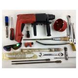 Tools - wrenches, screwdriver, crowbar, chisel,