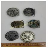 Belt buckles including, Case Brass buckle, C &J