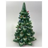 Ceramic Christmas tree with lights (no base or