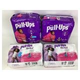 Pull ups diapers sizes 3t-5t.